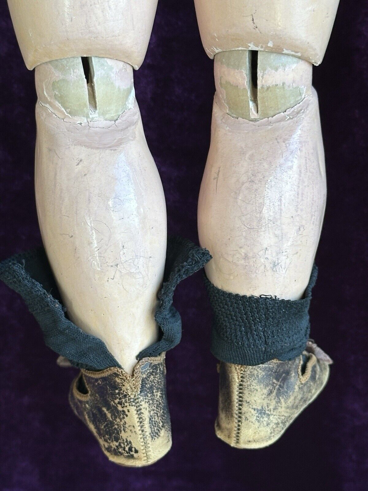 Antique French 25.5” Fleischmann & Bloedel Eden Bebe Close Mouth. Original Shoes