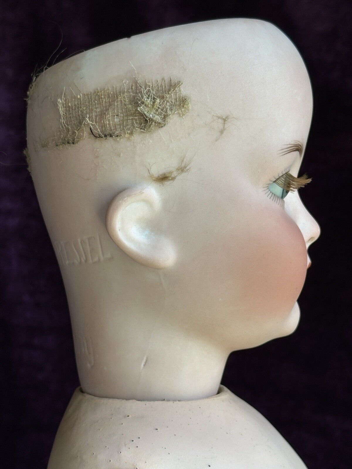 Antique German 25” Cuno Otto Dressel Mein Liebling Mold Bisque Head Doll