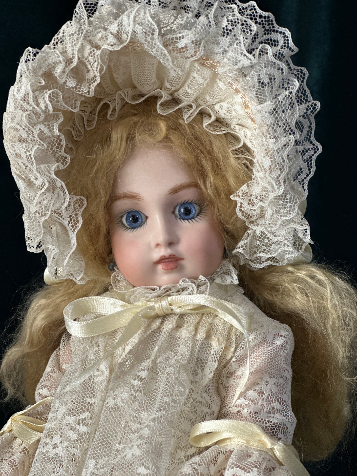 Vintage Reproduction of Antique French 15” Doll Porcelain Head Seeley Body