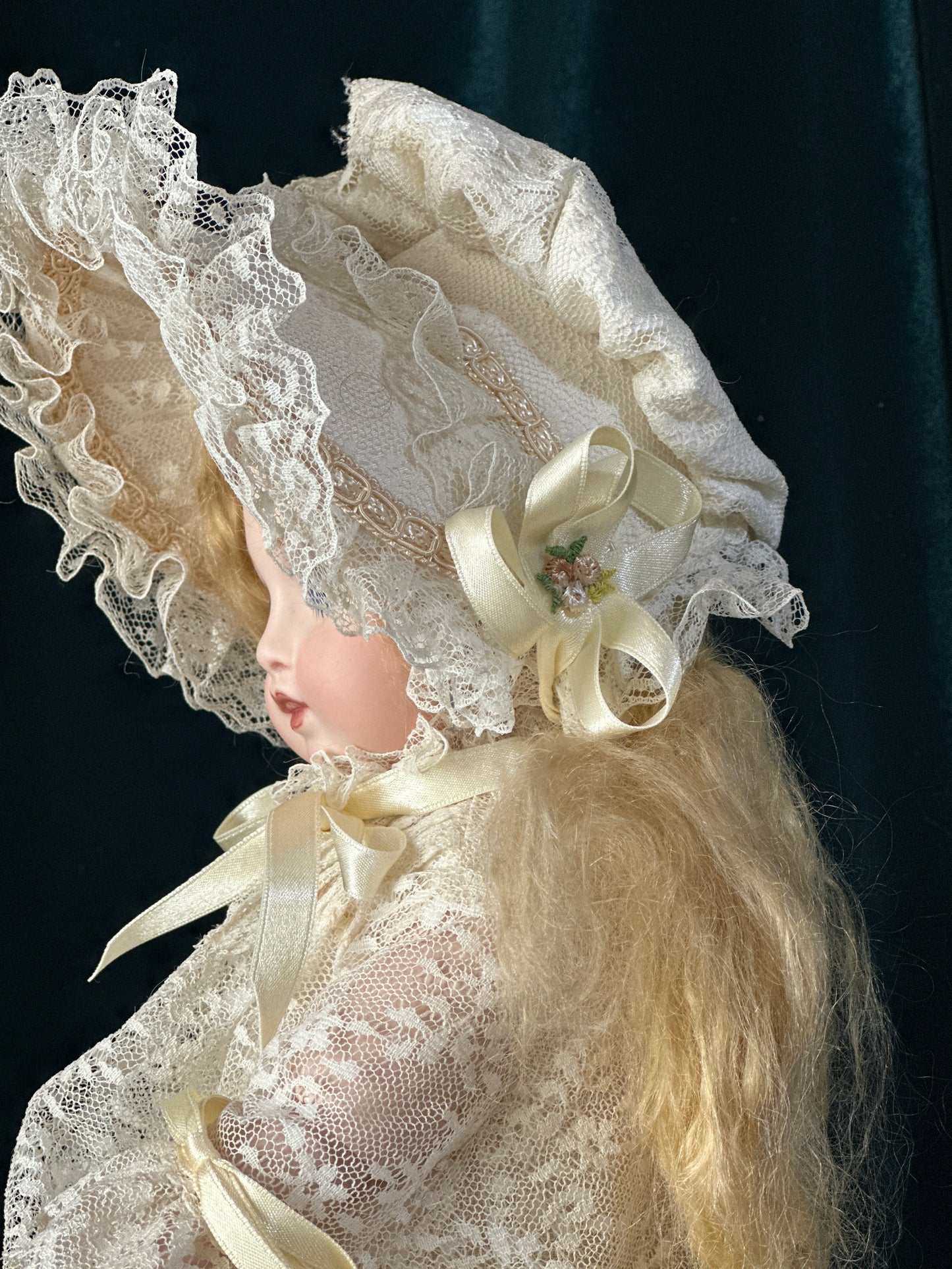 Vintage Reproduction of Antique French 15” Doll Porcelain Head Seeley Body