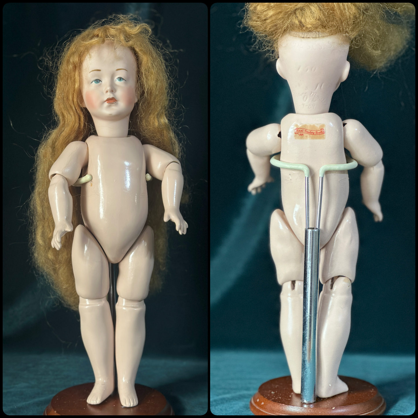 Reproduction Of Rare German Bisque Character Doll Mold 150 by Simon and Halbig