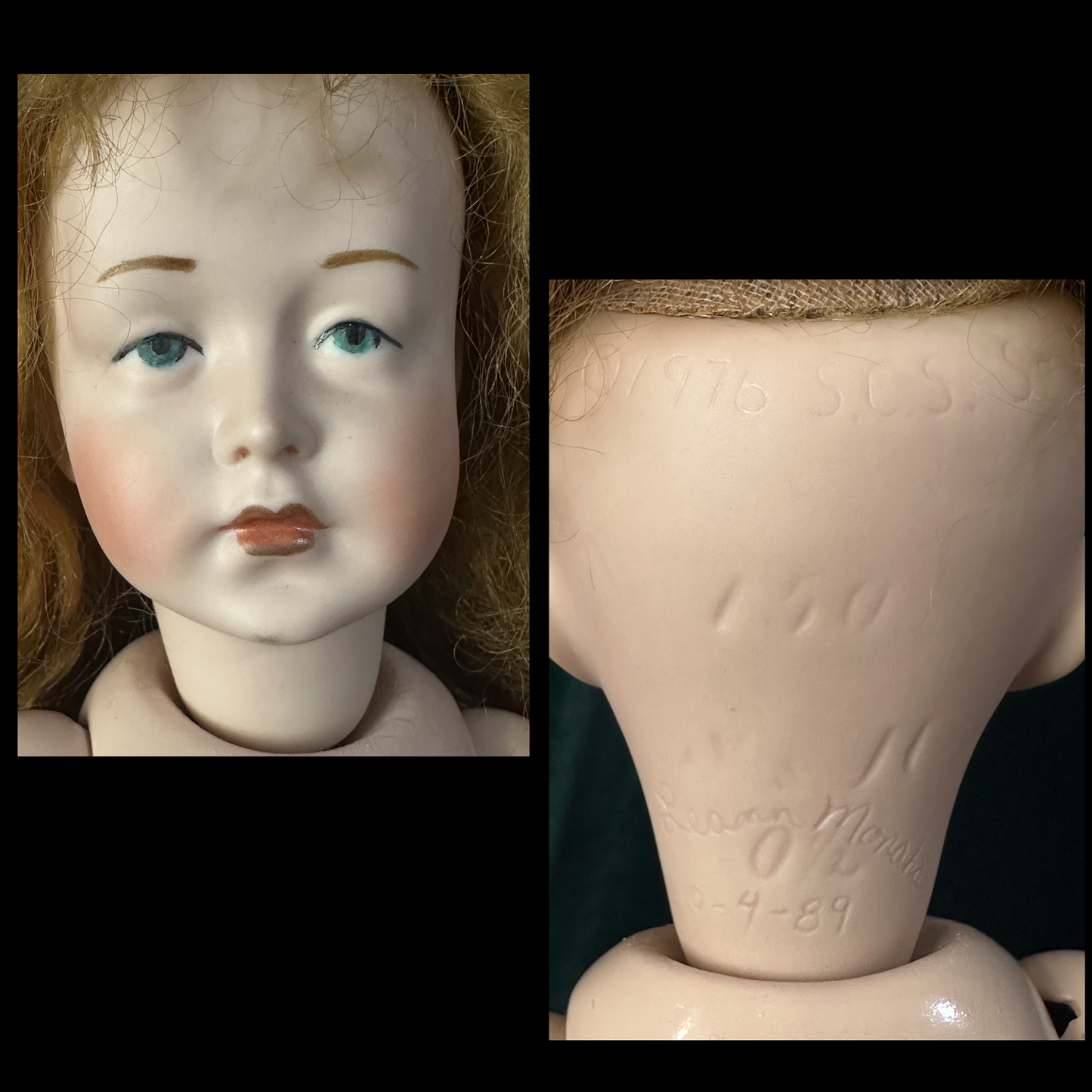 Reproduction Of Rare German Bisque Character Doll Mold 150 by Simon and Halbig