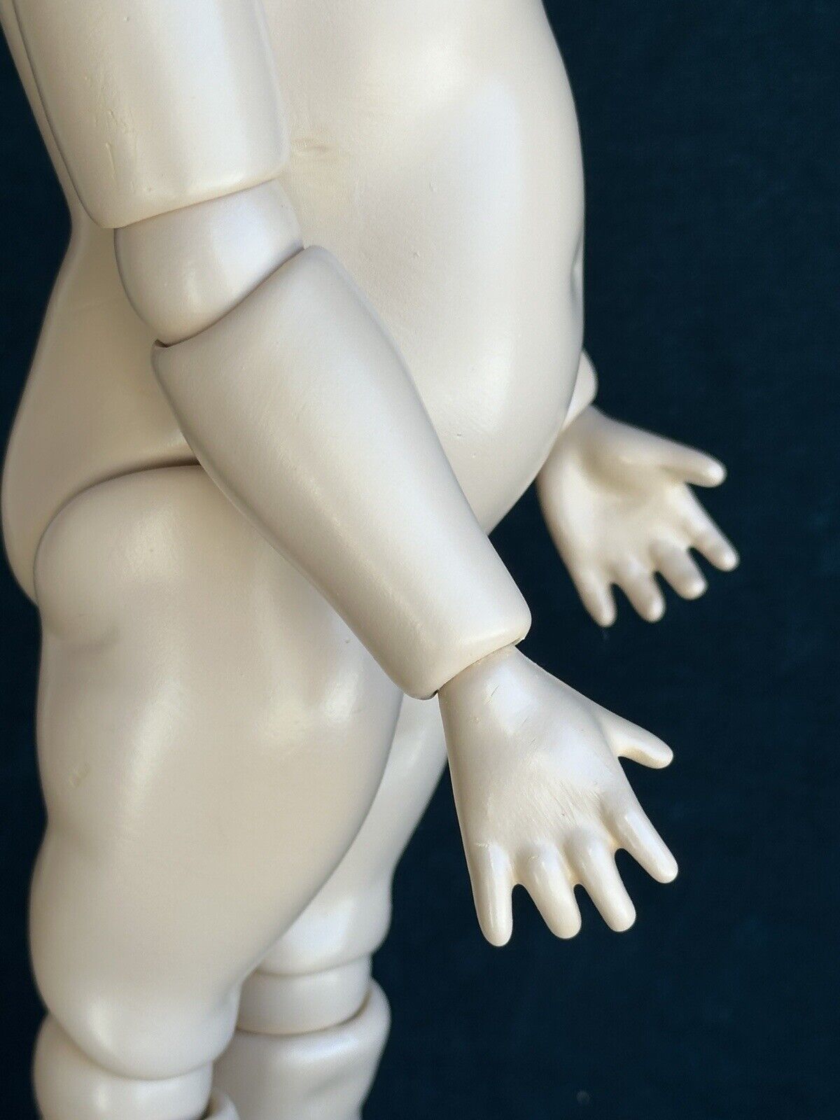 Porcelain/Composition 18” Reproduction of Antique German Gebruder Heubach Doll