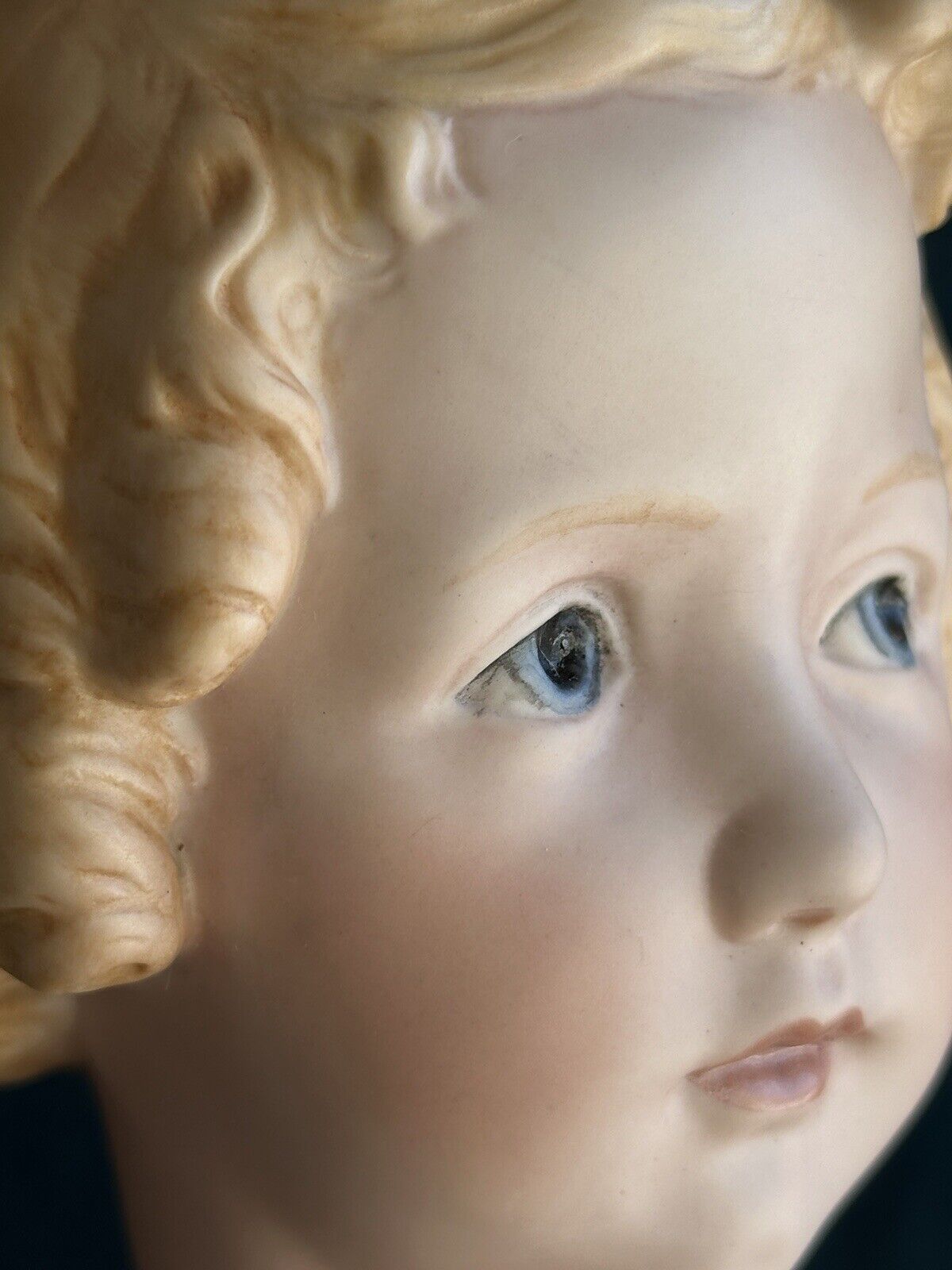 Porcelain/Composition 18” Reproduction of Antique German Gebruder Heubach Doll
